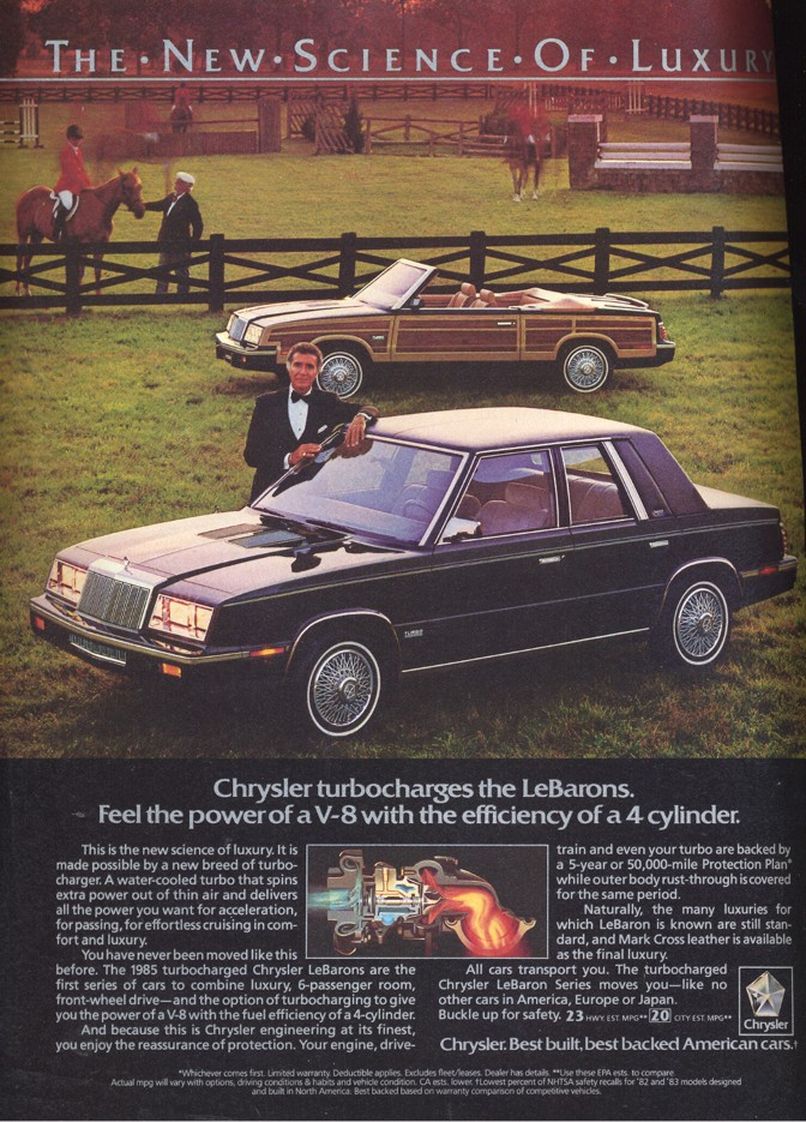 1985 Chrysler Auto Advertising